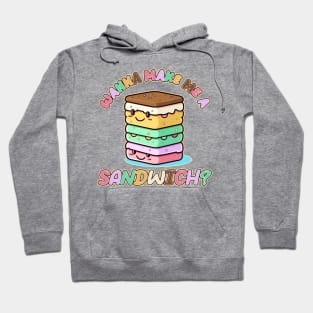 Wanna Make Me a Sandwich? Kawaii Ice Cream Sandwich Hoodie